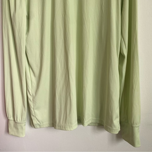 Zyia Active Primo Ribbed Long Sleeve Tee T-Shirt • Pistachio Green • M Medium - Picture 10 of 14